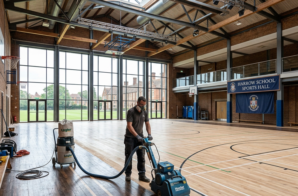 Commercial Floor Sanding in Harrow: Restoring School & Sports Halls